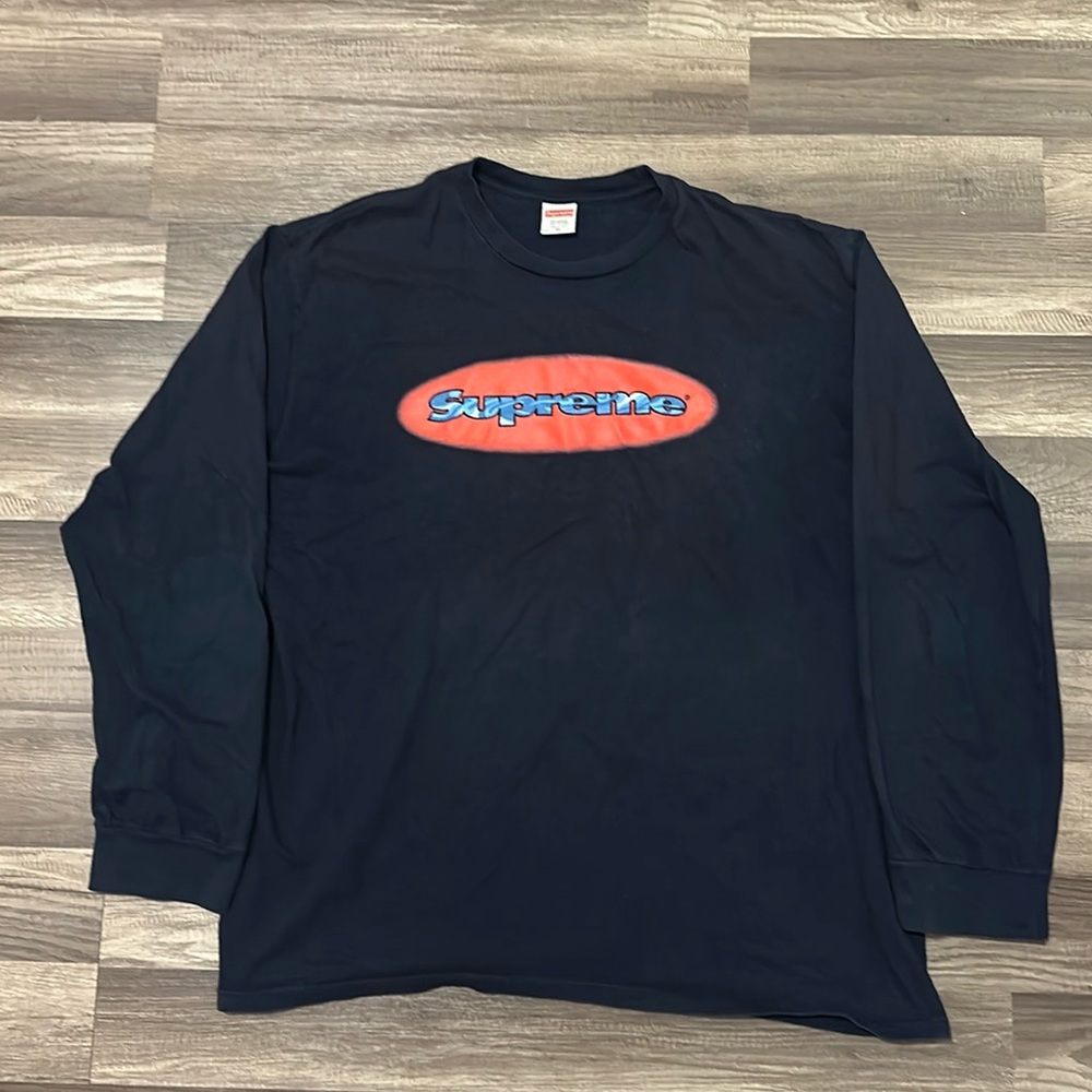 Vintage Supreme Ripple Long sleeve Shirt